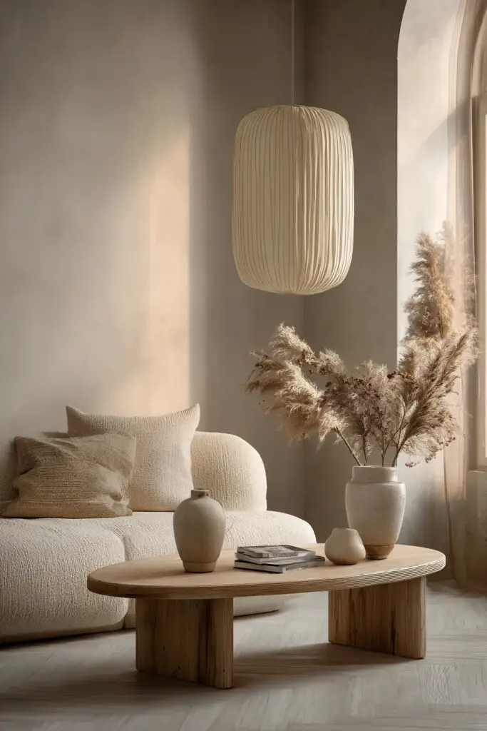 Japandi Low Coffee Table