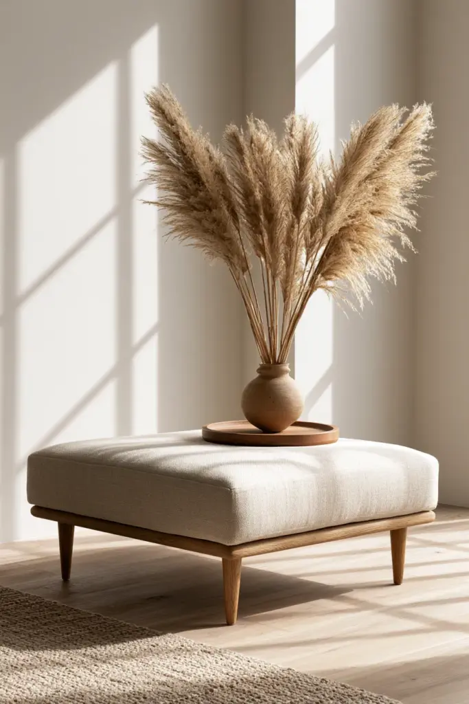 Japandi Ottoman Styling