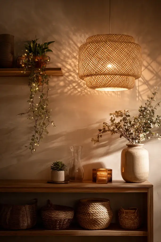 Layered Boho Lighting