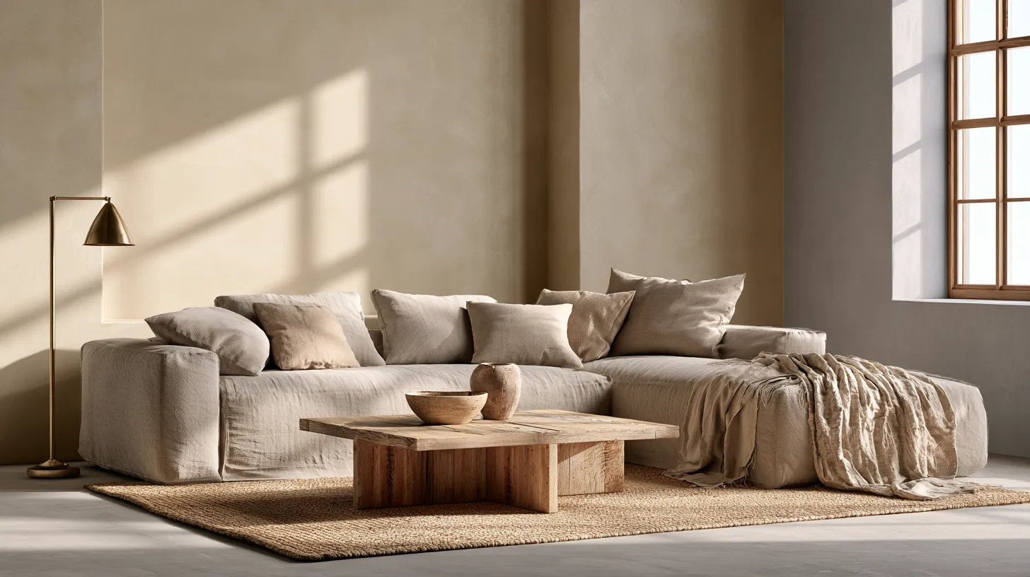 Neutral Living Room Glow