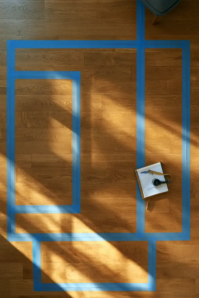 Painter's Tape Layout Method