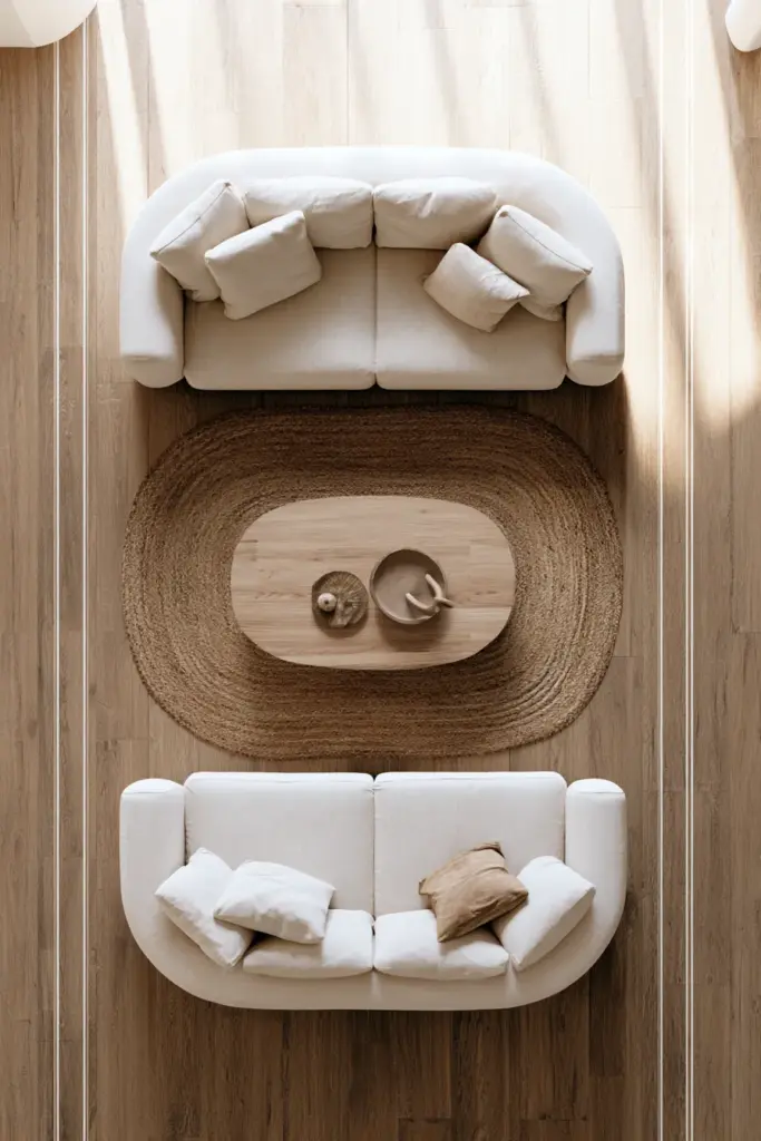 Proxemics Spacing Layout Flat Lay