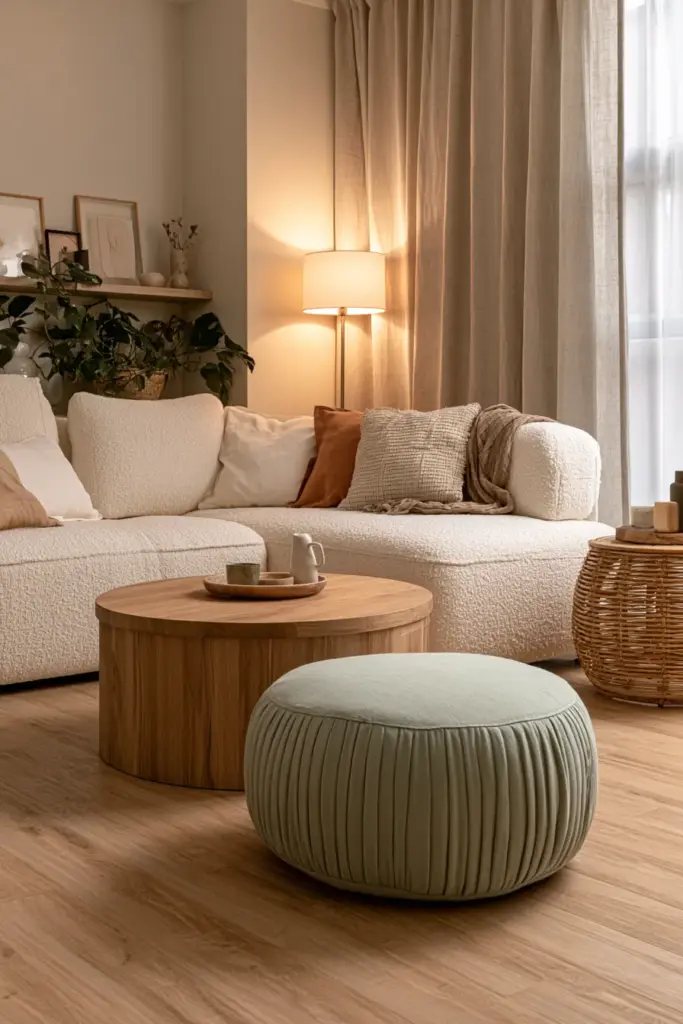 Round Coffee Table Small Space