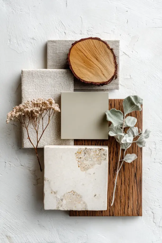 Scandi Color Palette Flatlay