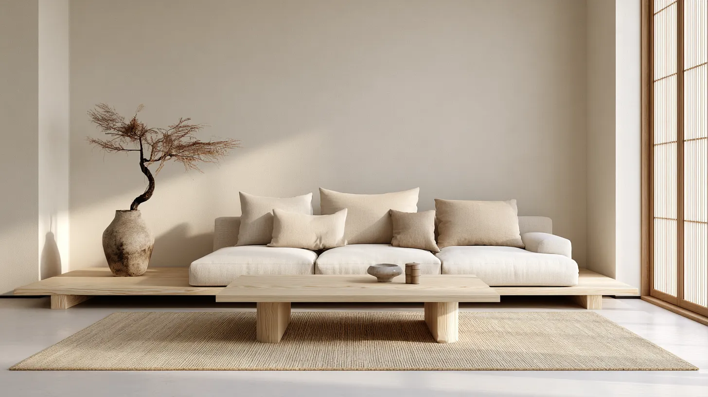Serene Japandi Living Room