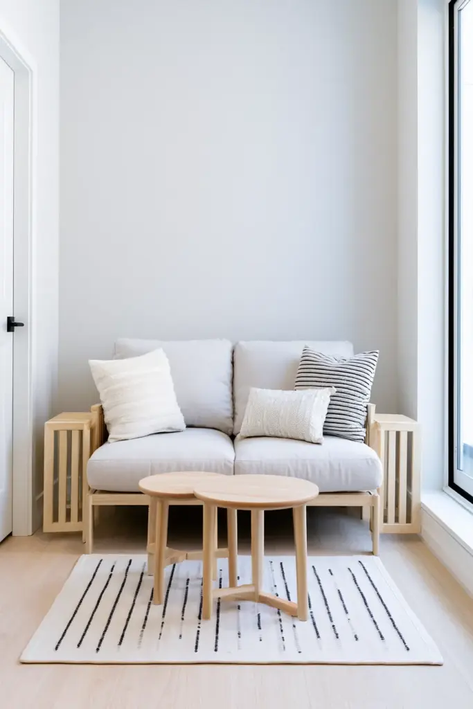 Small Living Room Symmetry Design