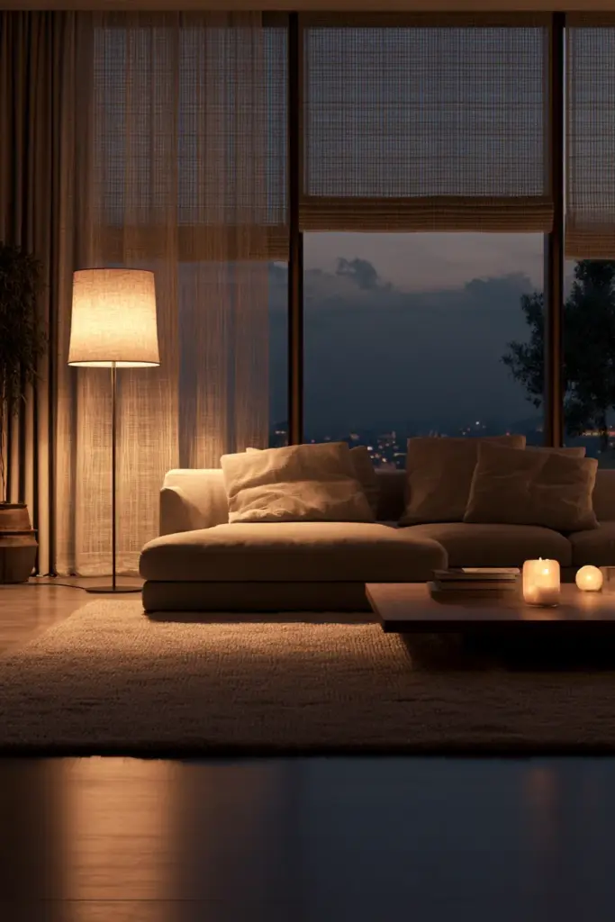 Smart lighting mood scene