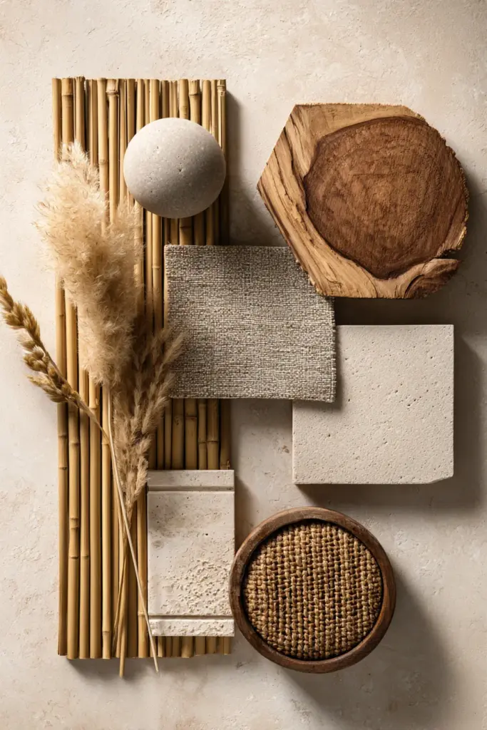 Sustainable Materials Flat Lay