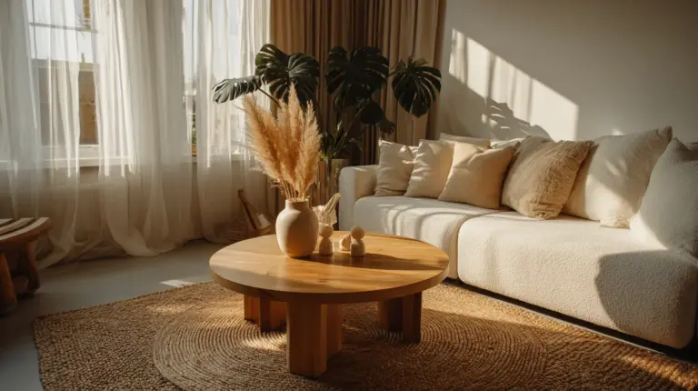 Warm Scandi Living Room Hero