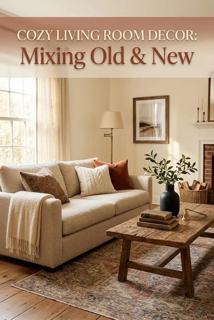 A Warm Layered Living Room