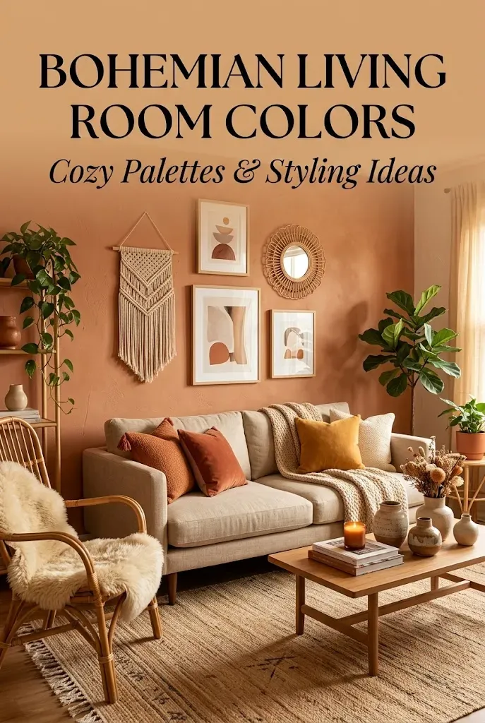 Bohemian Living Room Colors