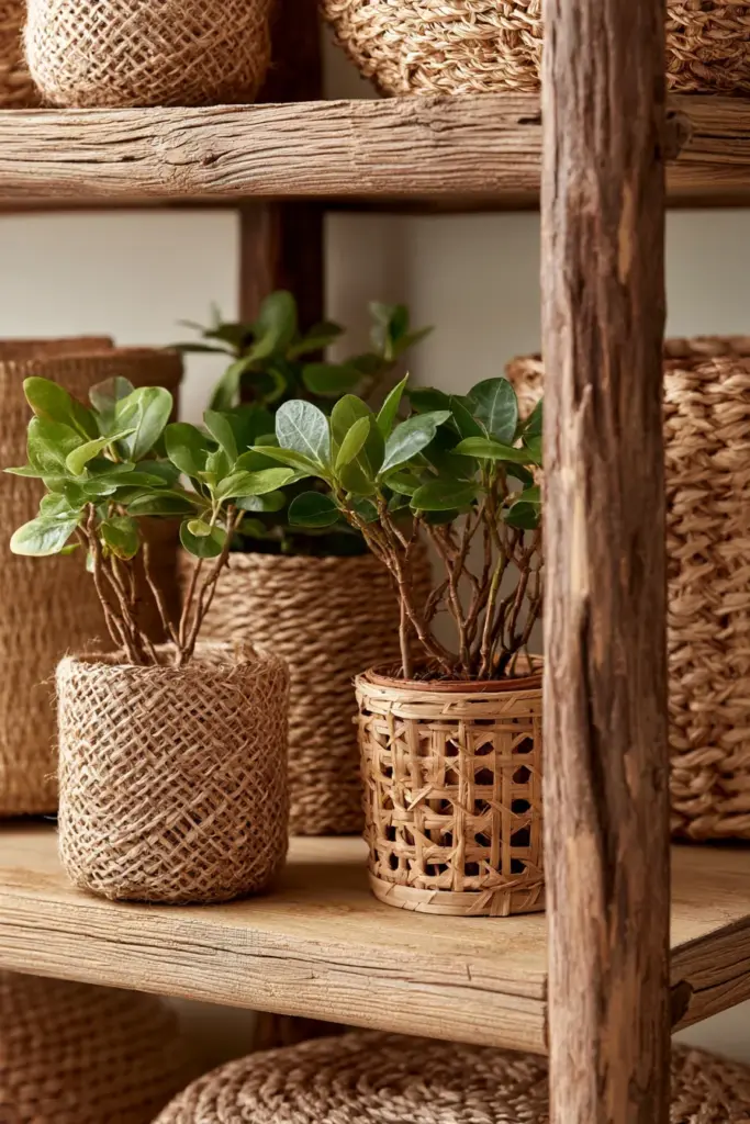 Budget DIY Woven Planters