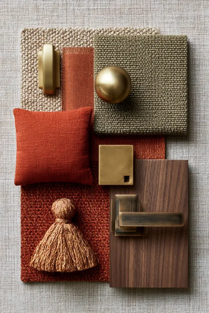 Color Palette Flat Lay