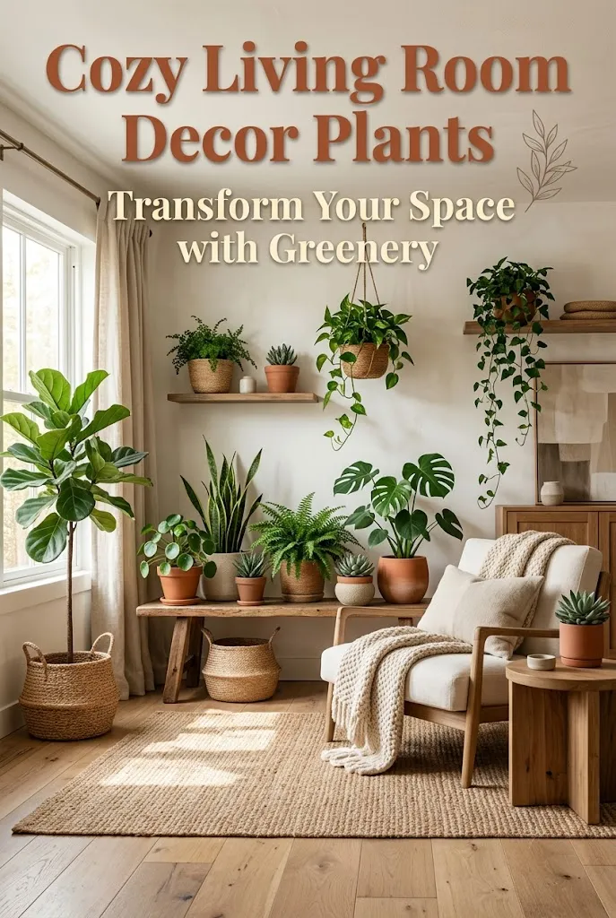 Cozy Living Room Decor Plants