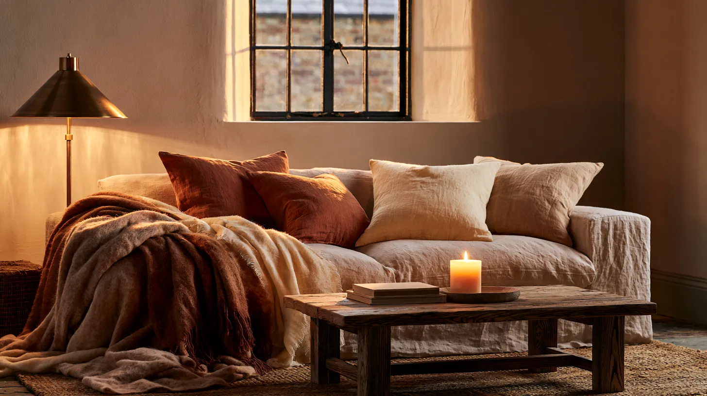 Cozy Living Room Decor Seasonal – Featured Hero