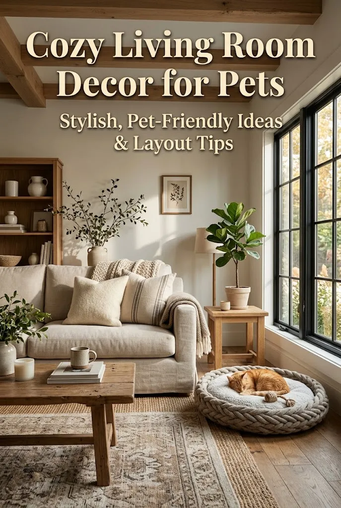Cozy Living Room Decor for Pets