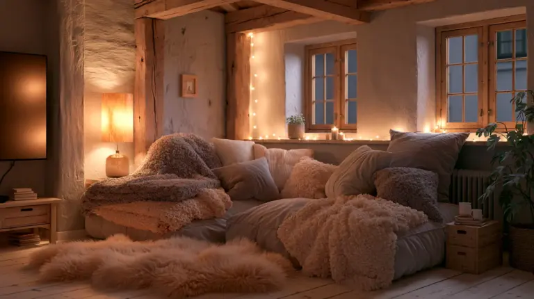 Cozy Movie Night Living Room