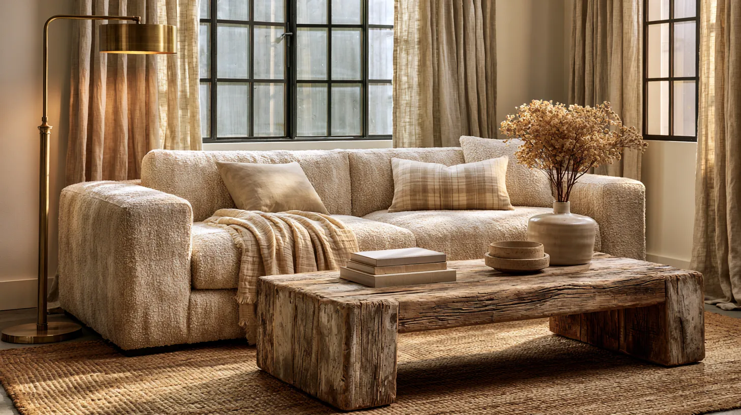 Cozy Old & New Living Room