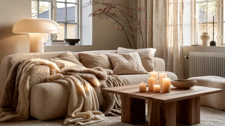 Cozy Scandinavian Living Room