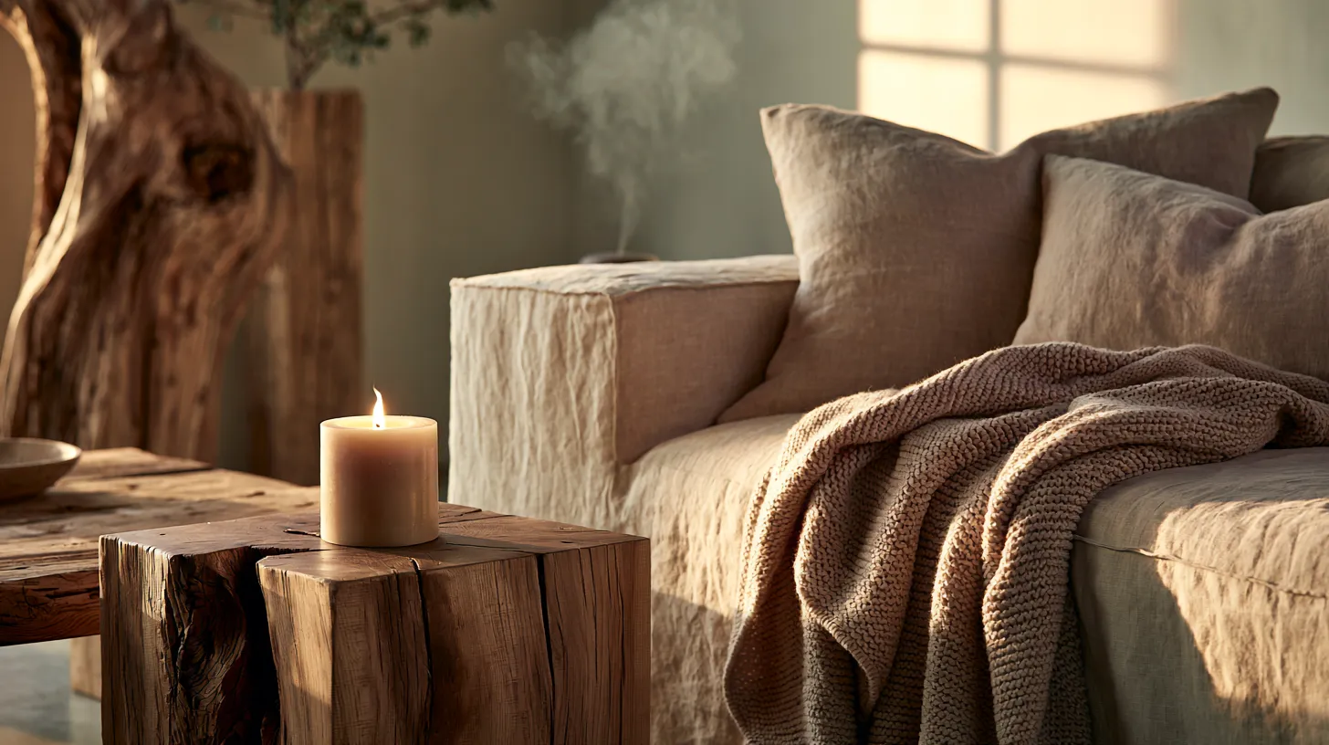 Featured Hero — Cozy Scented Living Room