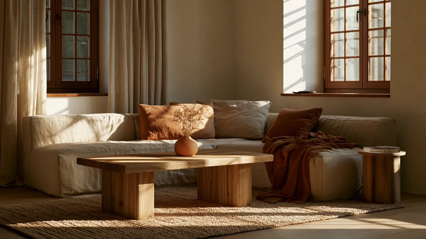 Featured Hero — Warm Living Room