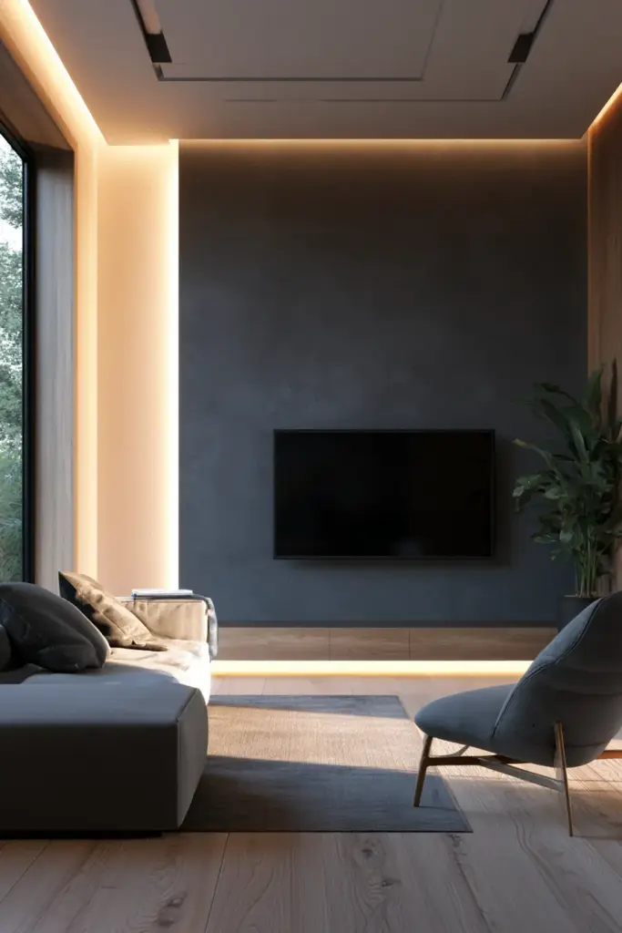Glare-Free TV Nook