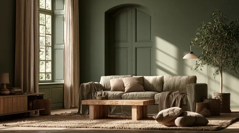 Green Living Room Hero Shot