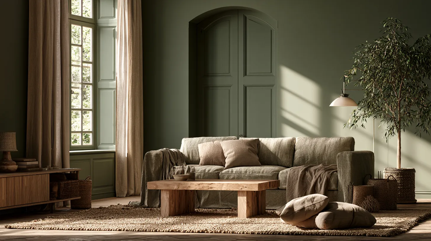 Green Living Room Hero Shot