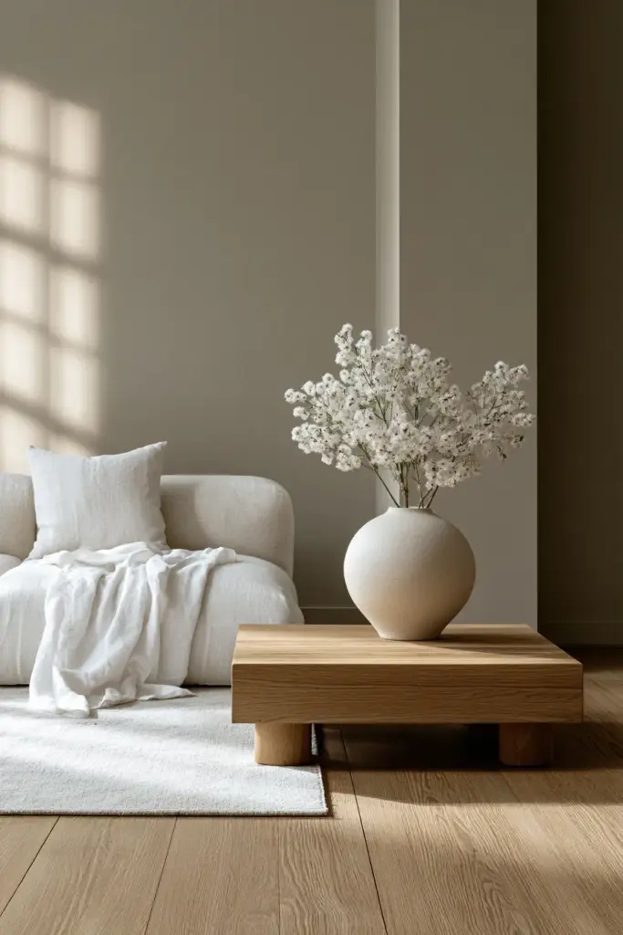 Japandi Living Room Palette