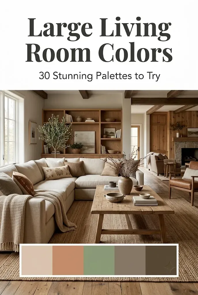 Large Living Room Colors
