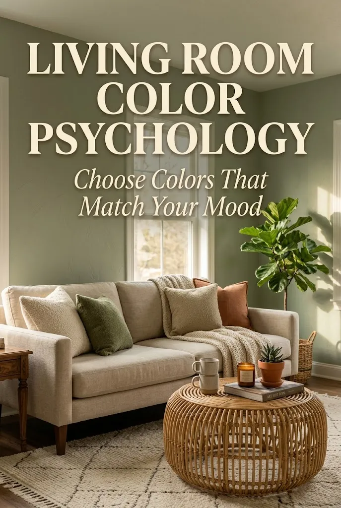 Living Room Color Psychology Pin