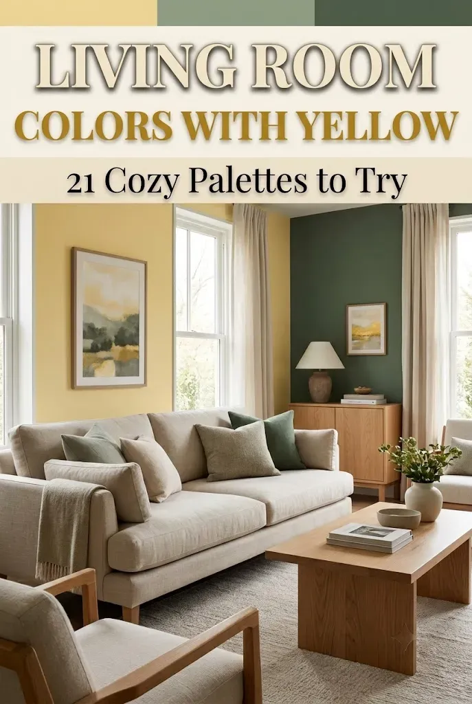 Living Room Colors With Yellow