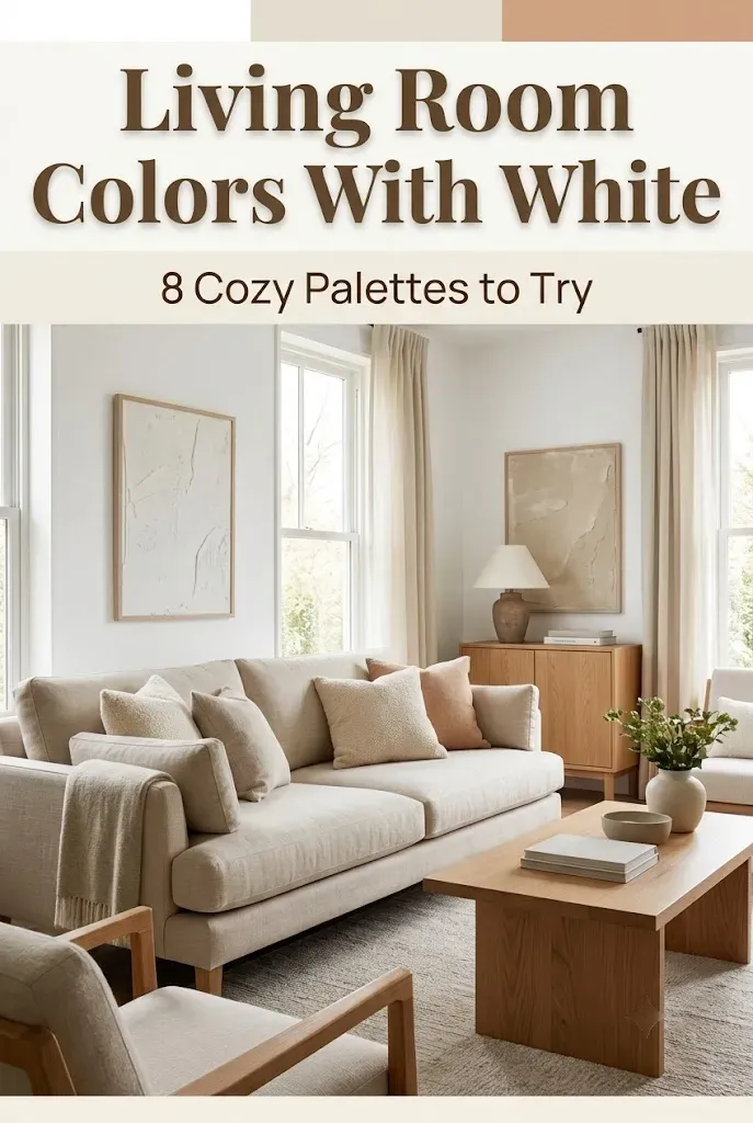 Living Room White Palettes