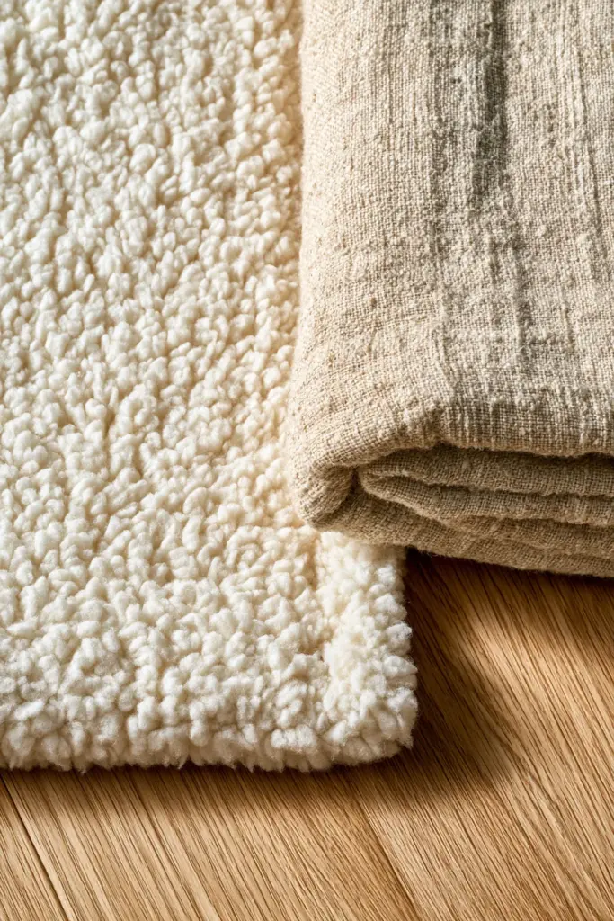 Material Guide – Sherpa vs Linen Throws