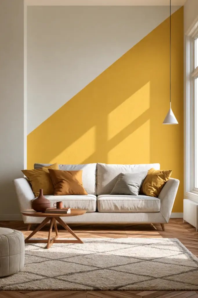Modern Colour Block Wall