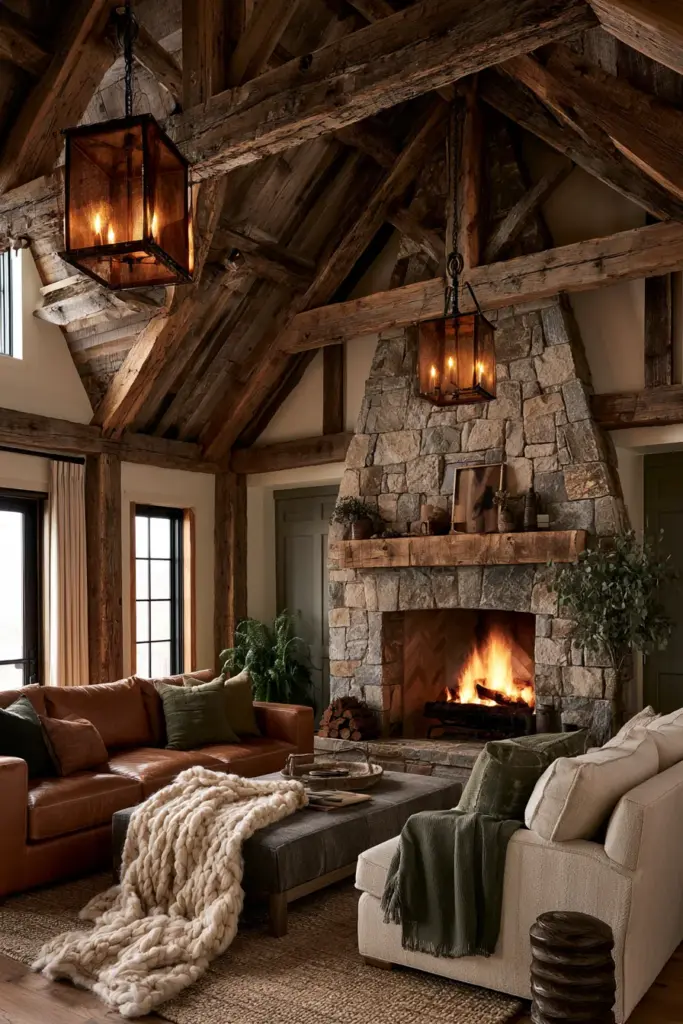 Rustic Cozy Living Room