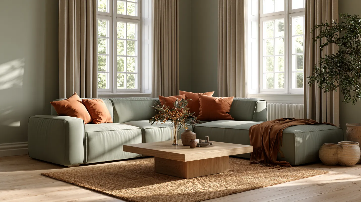 Sage & Terracotta Living Room