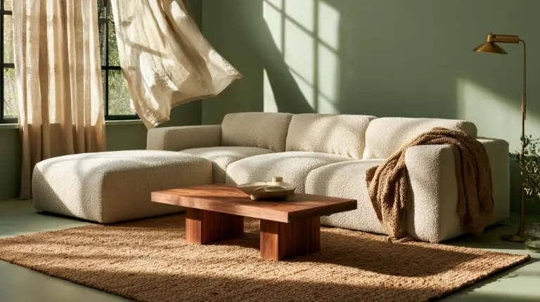 Serene Living Room Overview