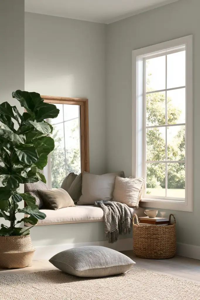 Small Cozy White Living Room