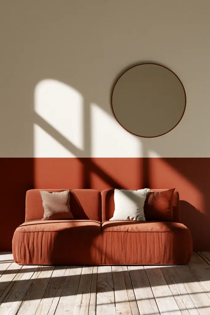 Small Living Room Color Block