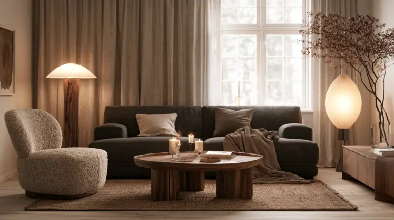Tech-Free Cozy Living Room