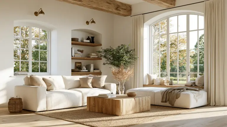 Warm Farmhouse Living Room
