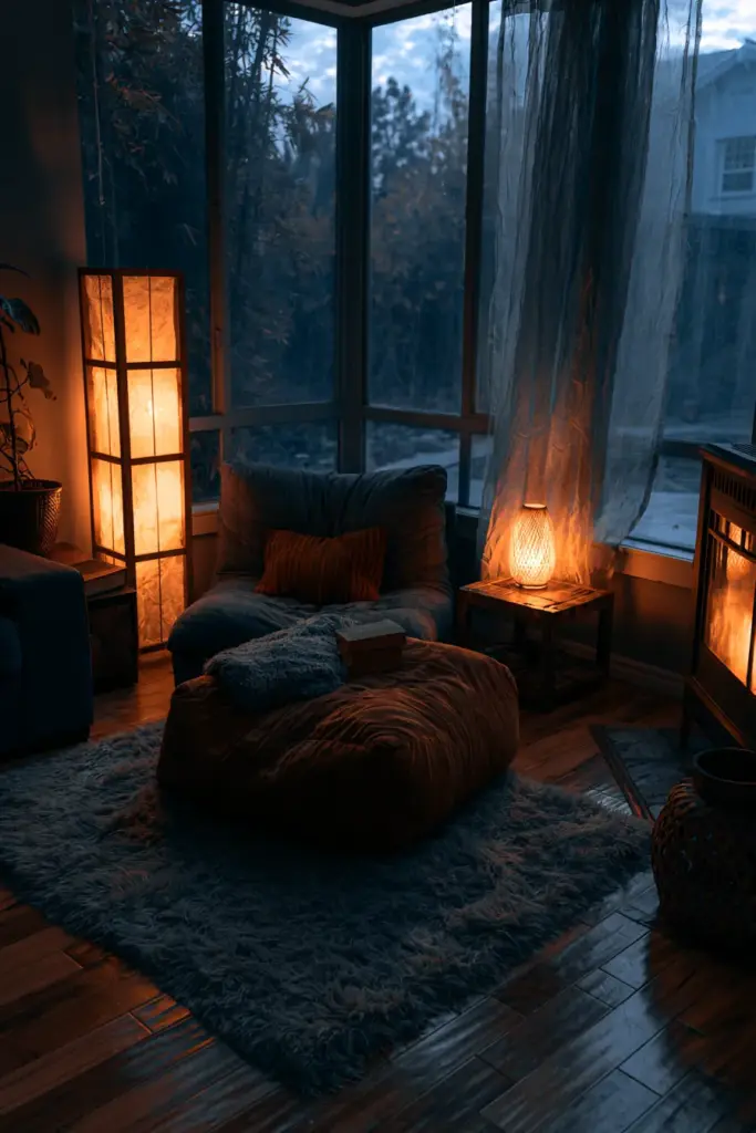 Warm Layered Lighting Scene