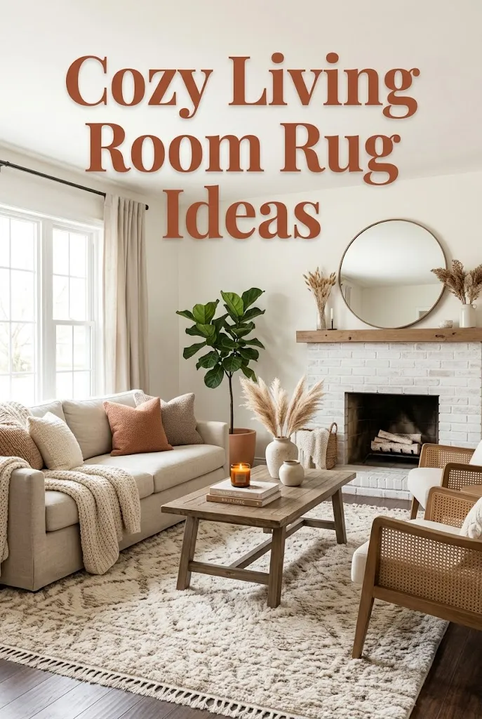 Warm Neutral Living Room Rug