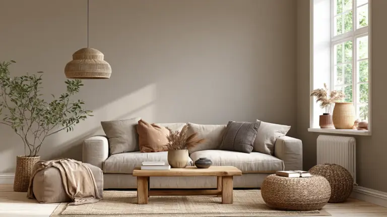 Warm Small Living Room