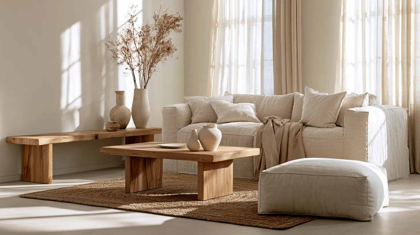Warm White Living Room Hero